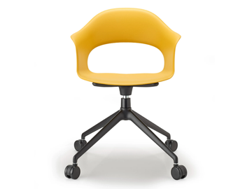 LADY B - Technopolymer office chair with castors by SCAB DESIGN - view 2